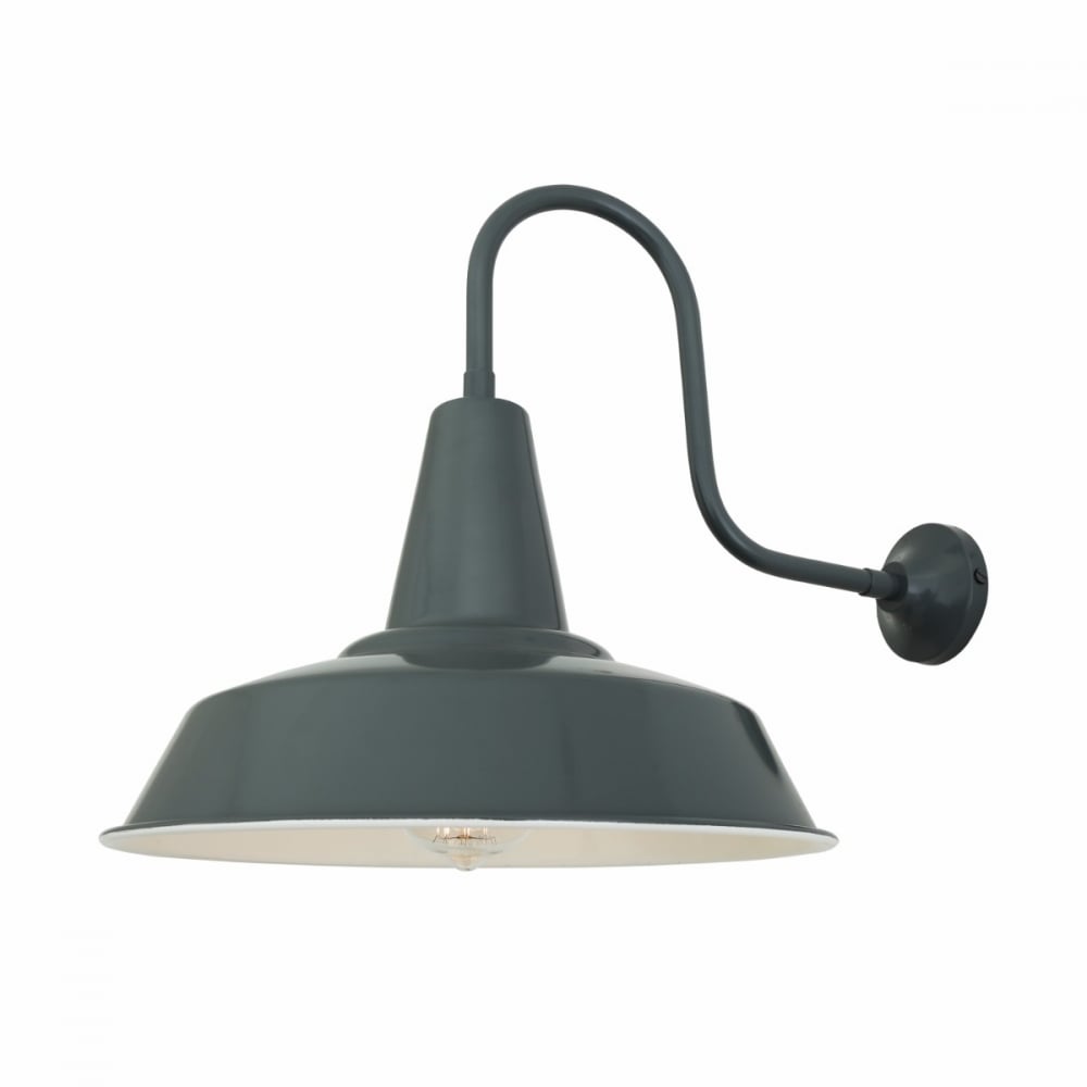 Modern Hex Industrial Wall Sconce in Black