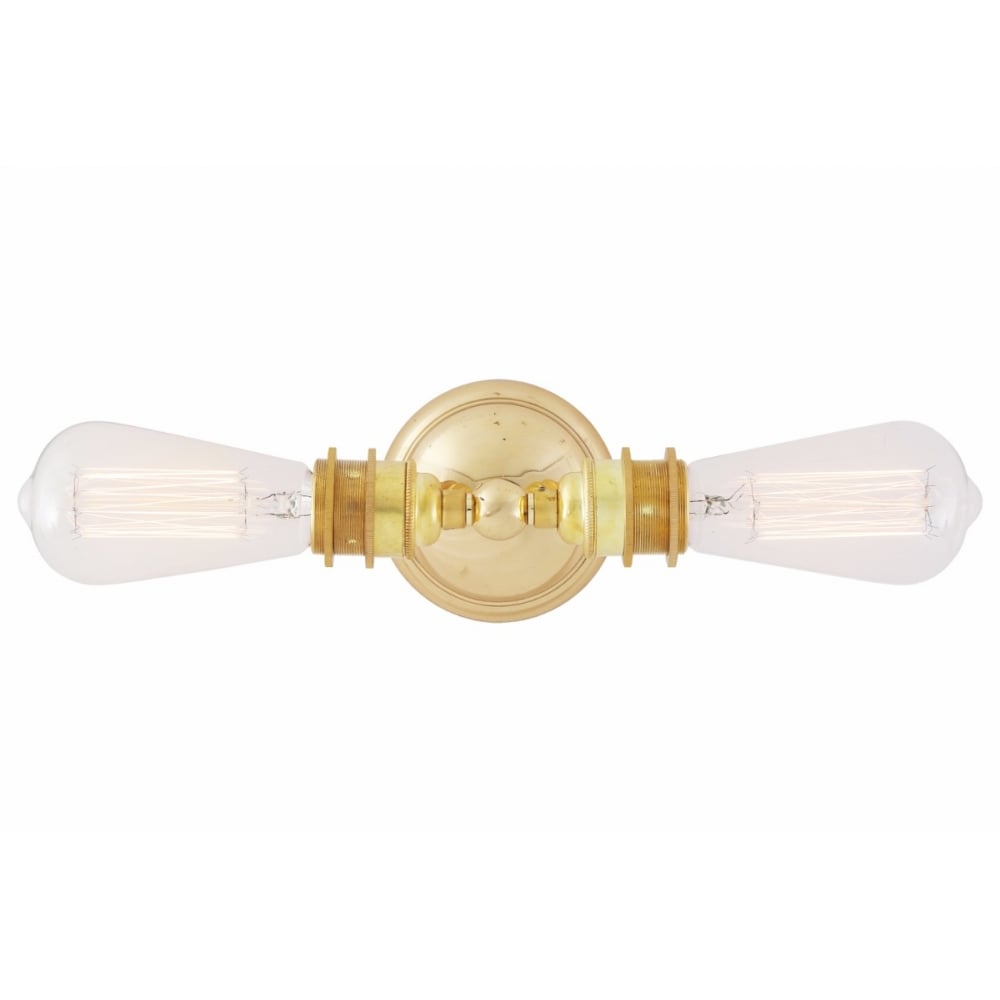 Lome Antique Brass Double Wall Sconce