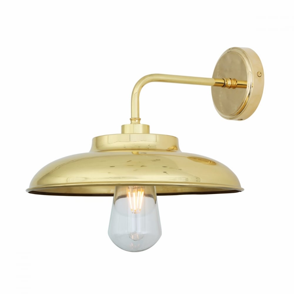 Antique Brass Darya Wall Light Fixture: Industrial Elegance for Modern Spaces