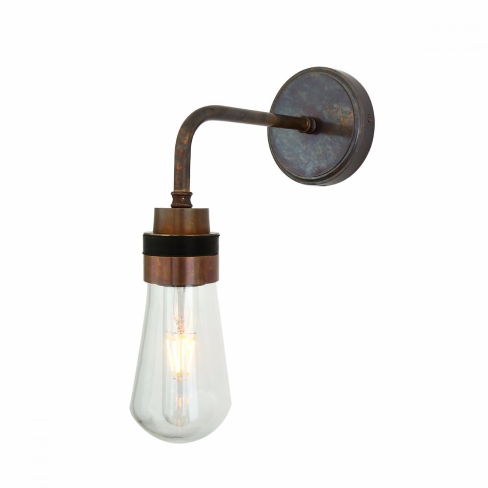 Quirky Retro Industrial Wall Light with Single Bulb