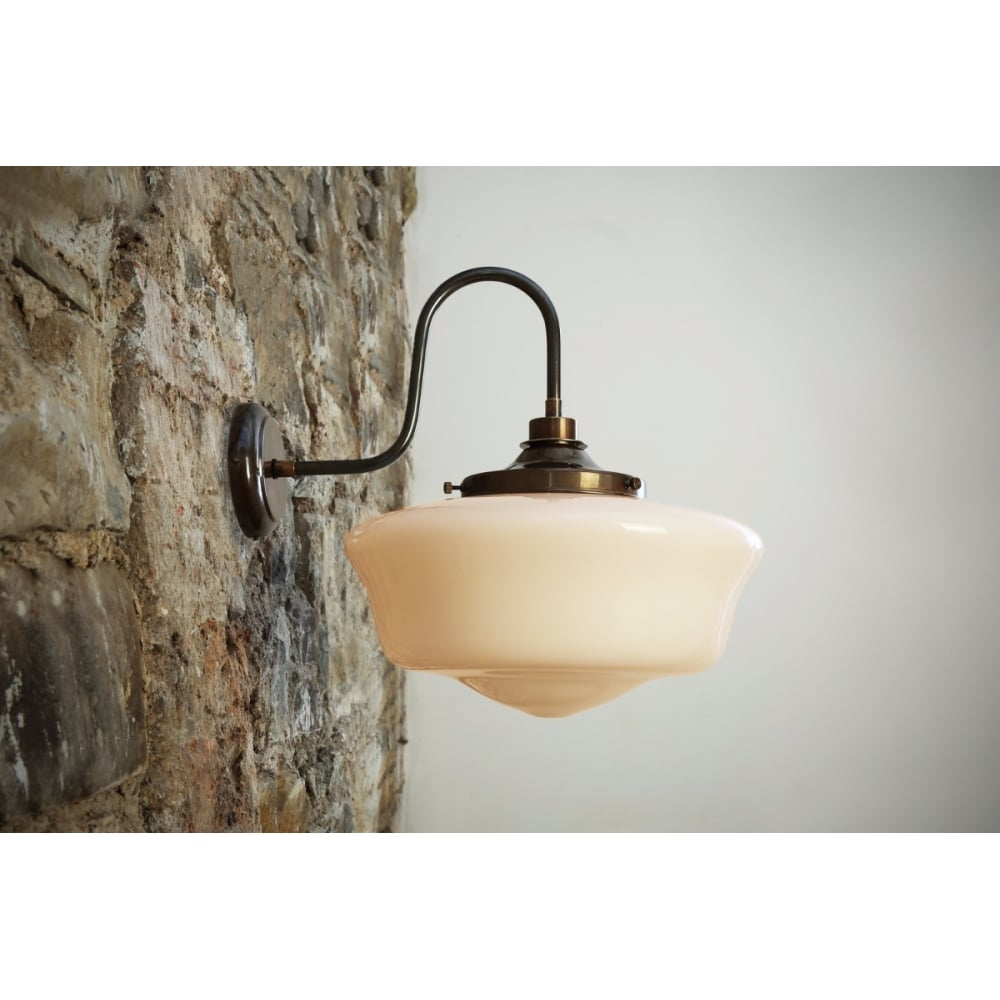 Anath Opal Glass Arch Wall Light