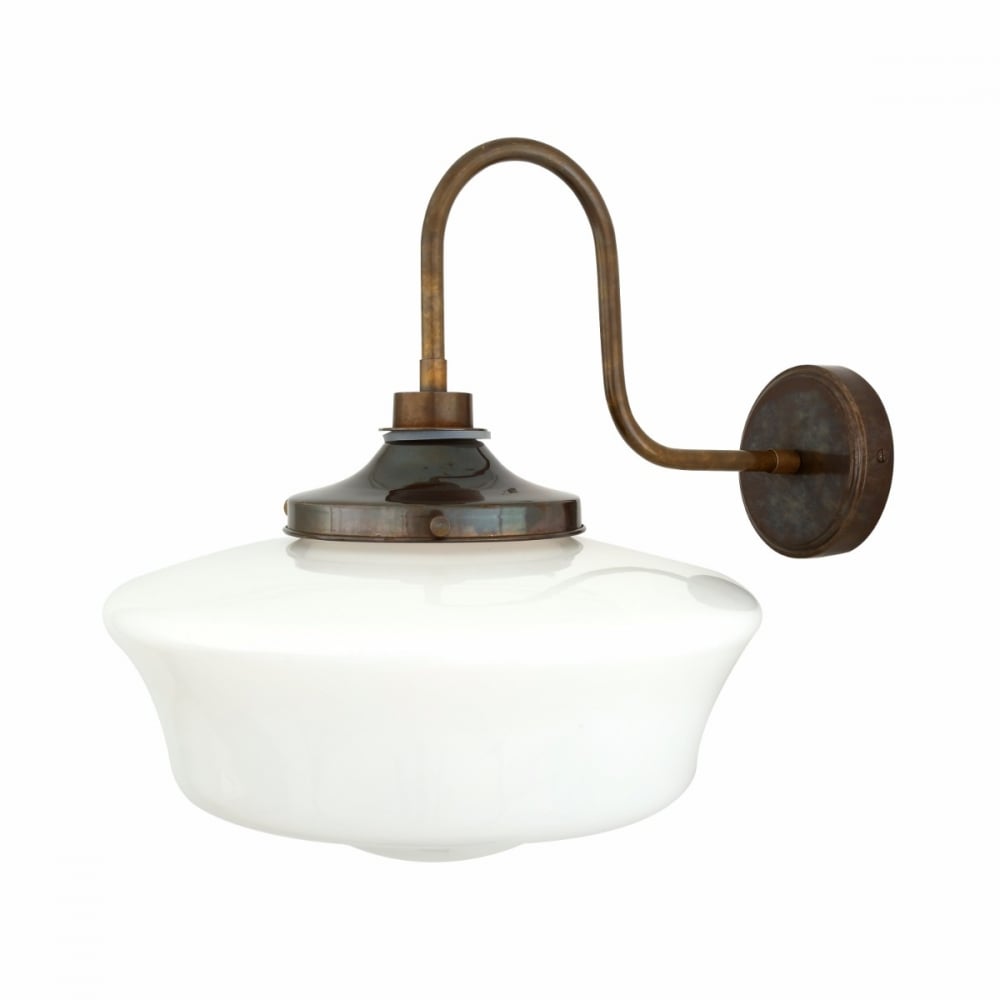 Anath Opal Glass Arch Wall Light