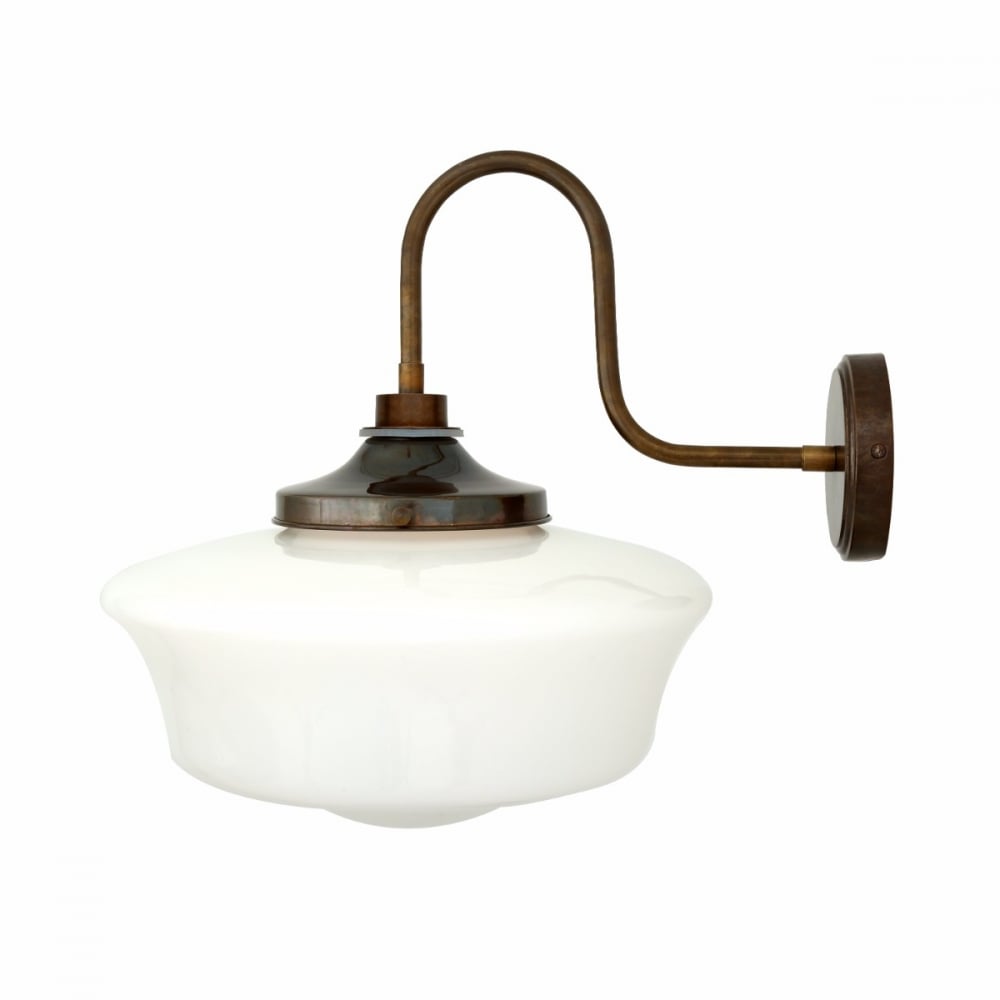 Anath Opal Glass Arch Wall Light