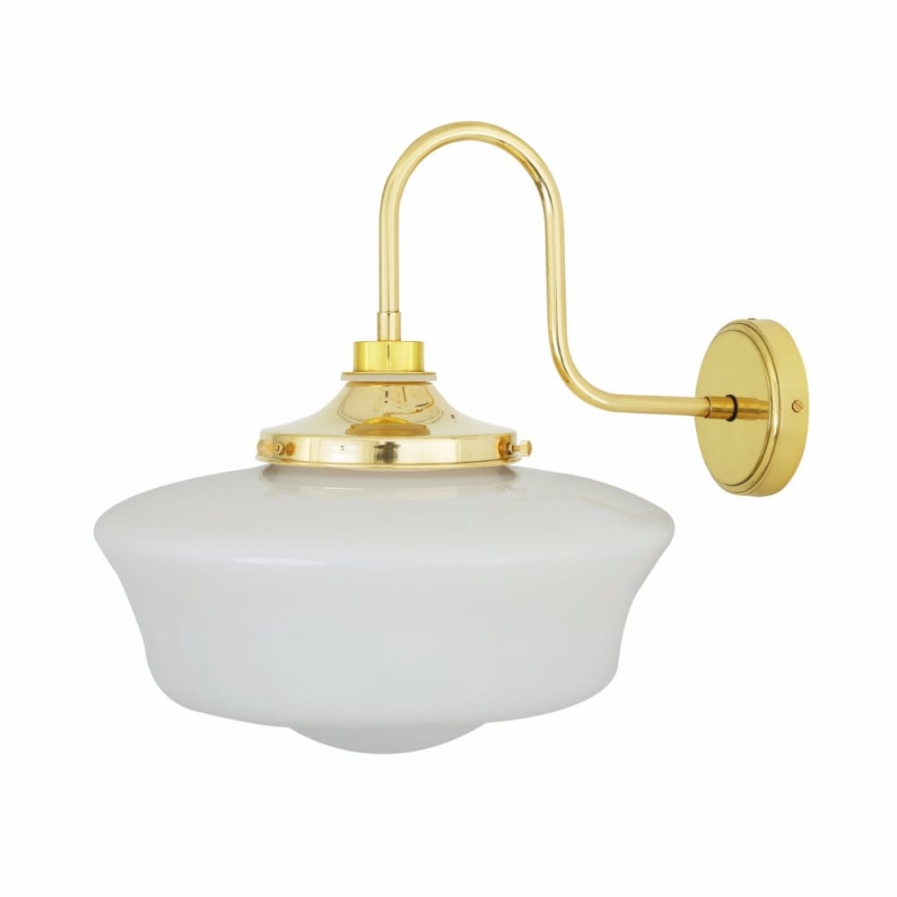 Anath Opal Glass Arch Wall Light
