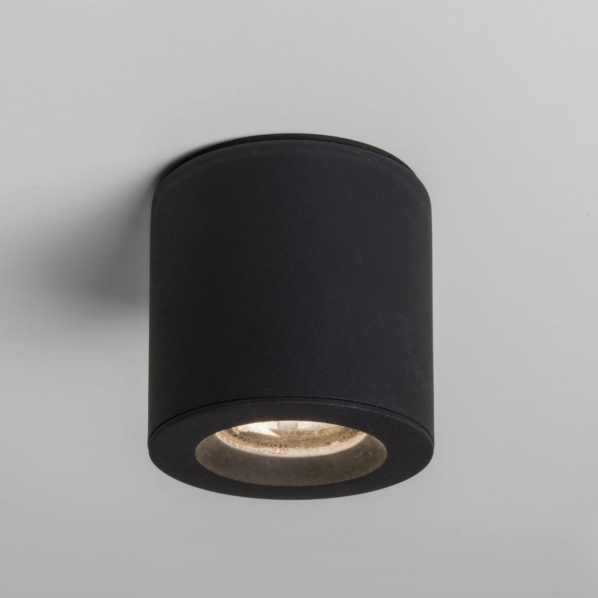 Sleek Black Ceiling LED Cylinder Light Fixture
