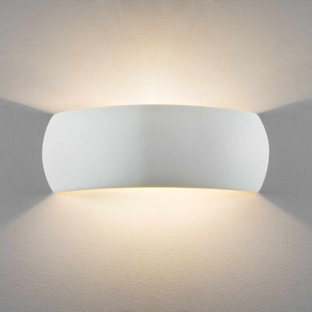Elegant Milo White Ceramic Interior Wall Light Fixture