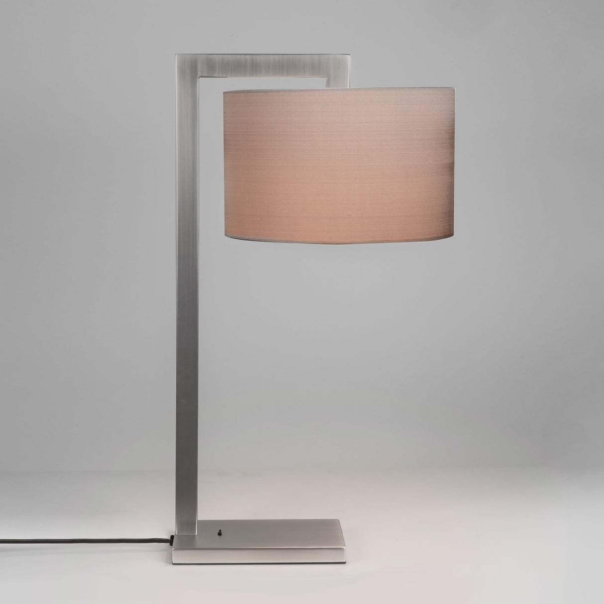 Ravello Modern Matte Nickel Table Lamp with Rocker Switch