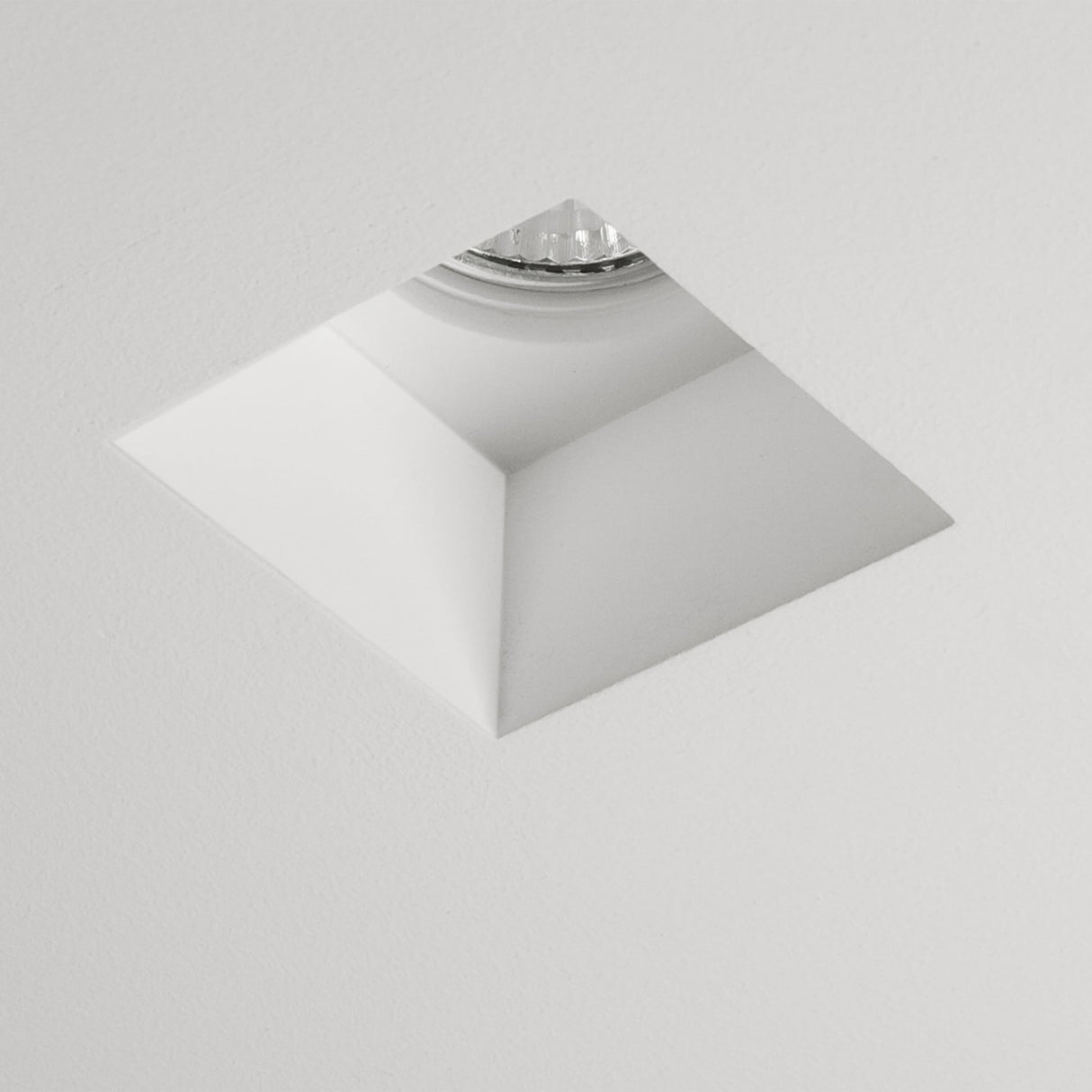 Blanco Square GU10 Recessed Trimless Plaster Spotlight
