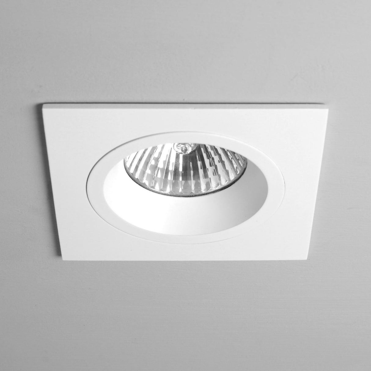 Taro Square White Fire Rated GU10 Downlight