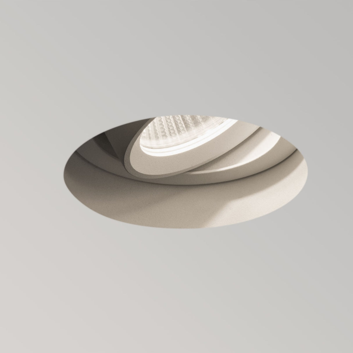Adjustable Trimless LED Downlight in White Finish