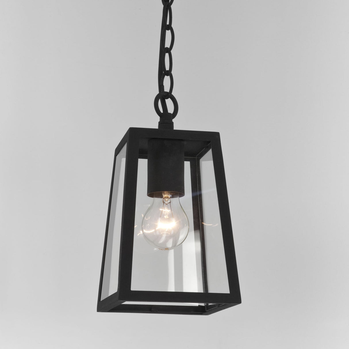 Contemporary Black Calvi Outdoor Pendant Light