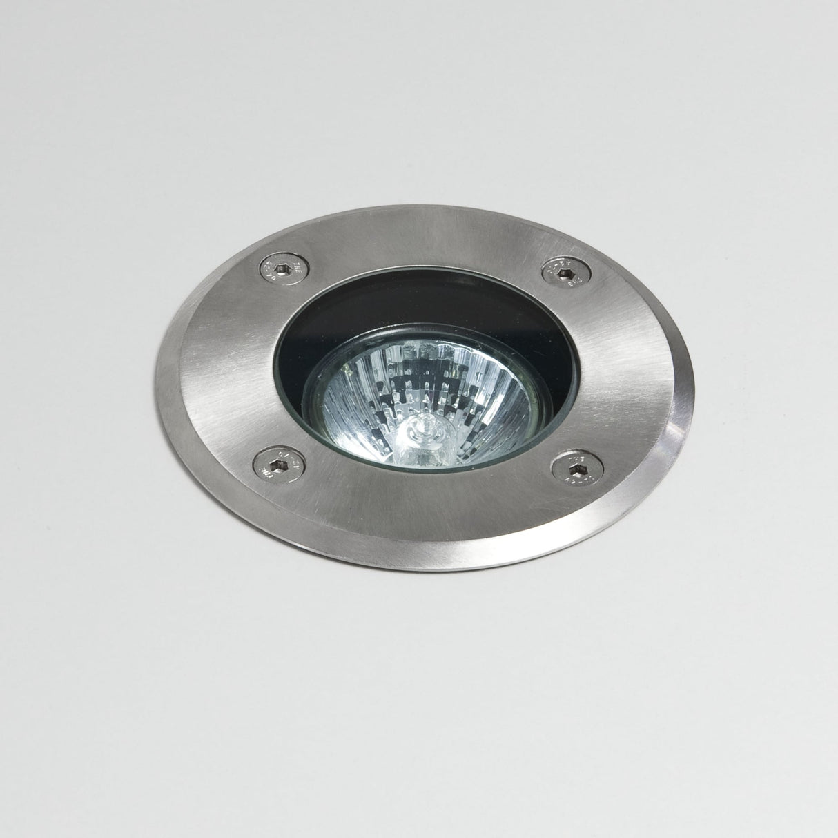 Gramos Round Ground Light - Stainless Steel Exterior LED Lighting