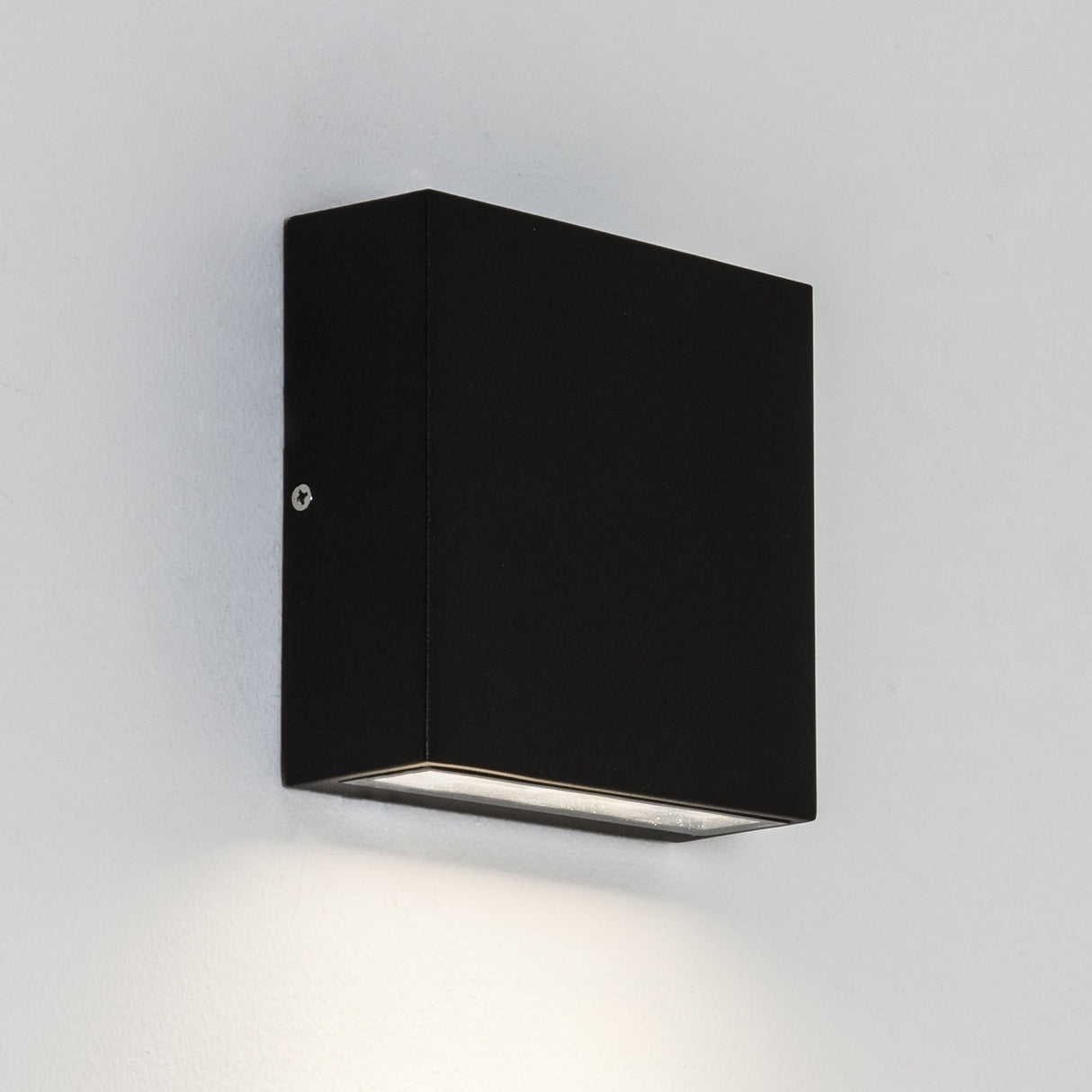 Elis Single Black Outdoor LED Wall Light - Spa Rated and Salt Spray Tested