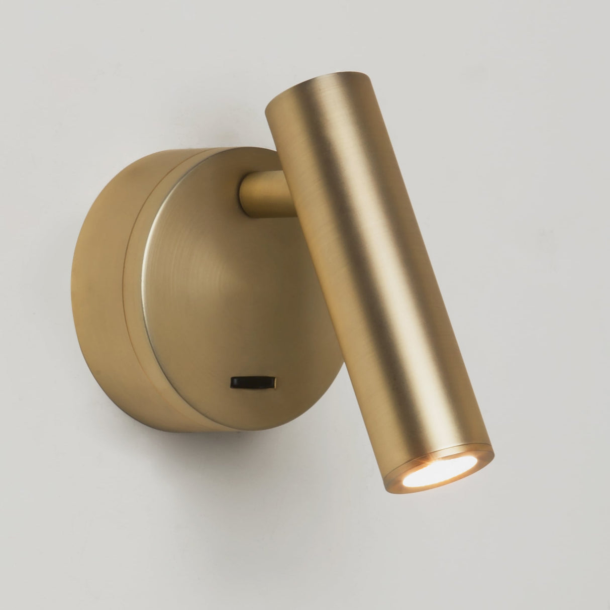 Matt Gold Enna Surface 3W LED Wall-Mounted Reading Light with Switch