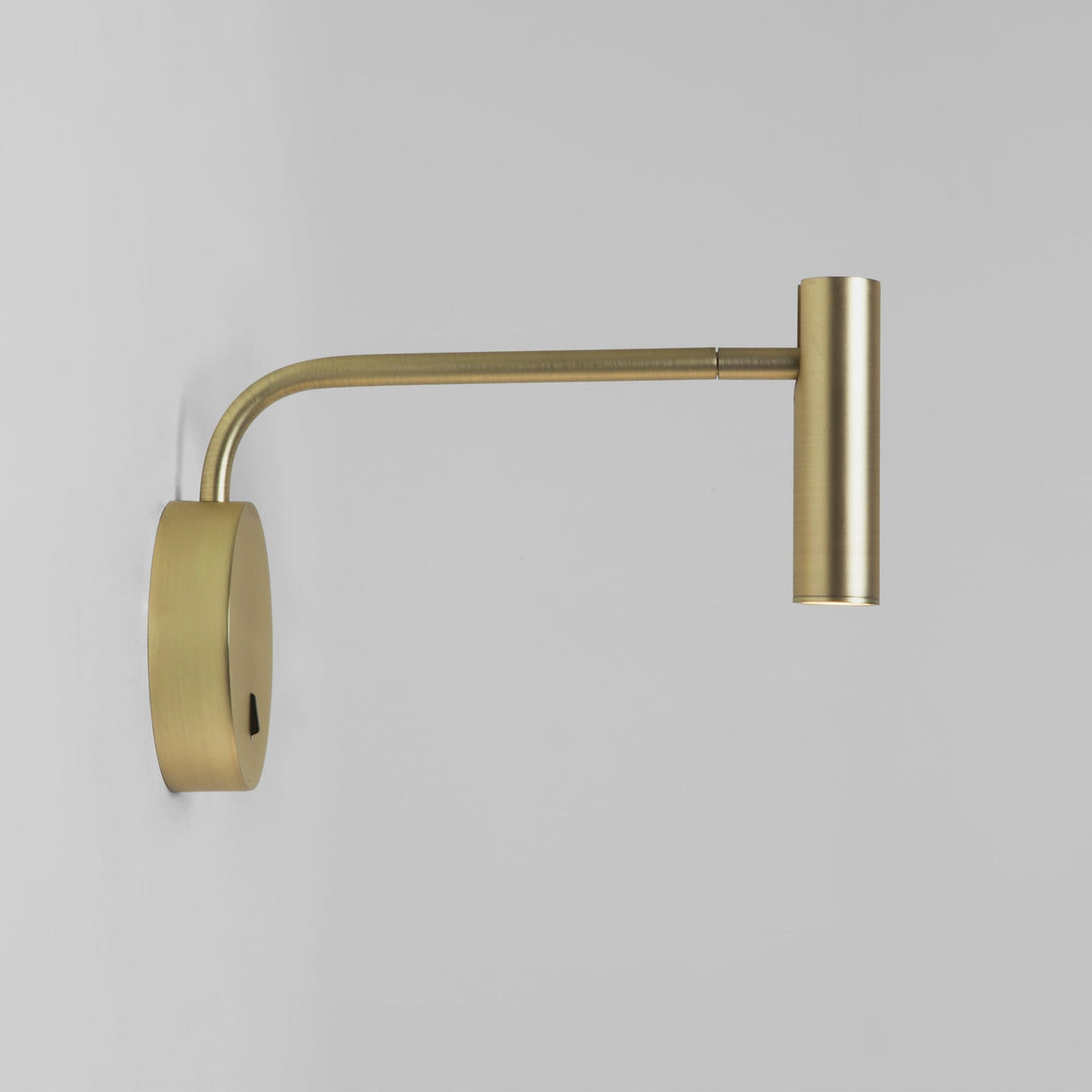 Elegant Matt Gold Adjustable Wall Light for Reading