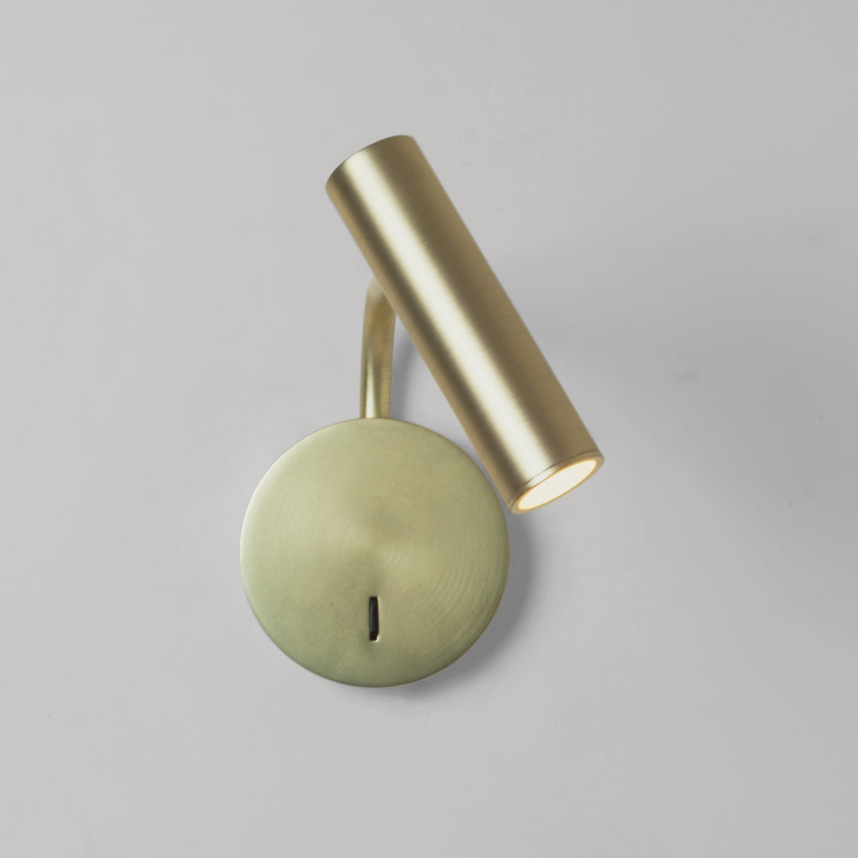 Elegant Matt Gold Adjustable Wall Light for Reading