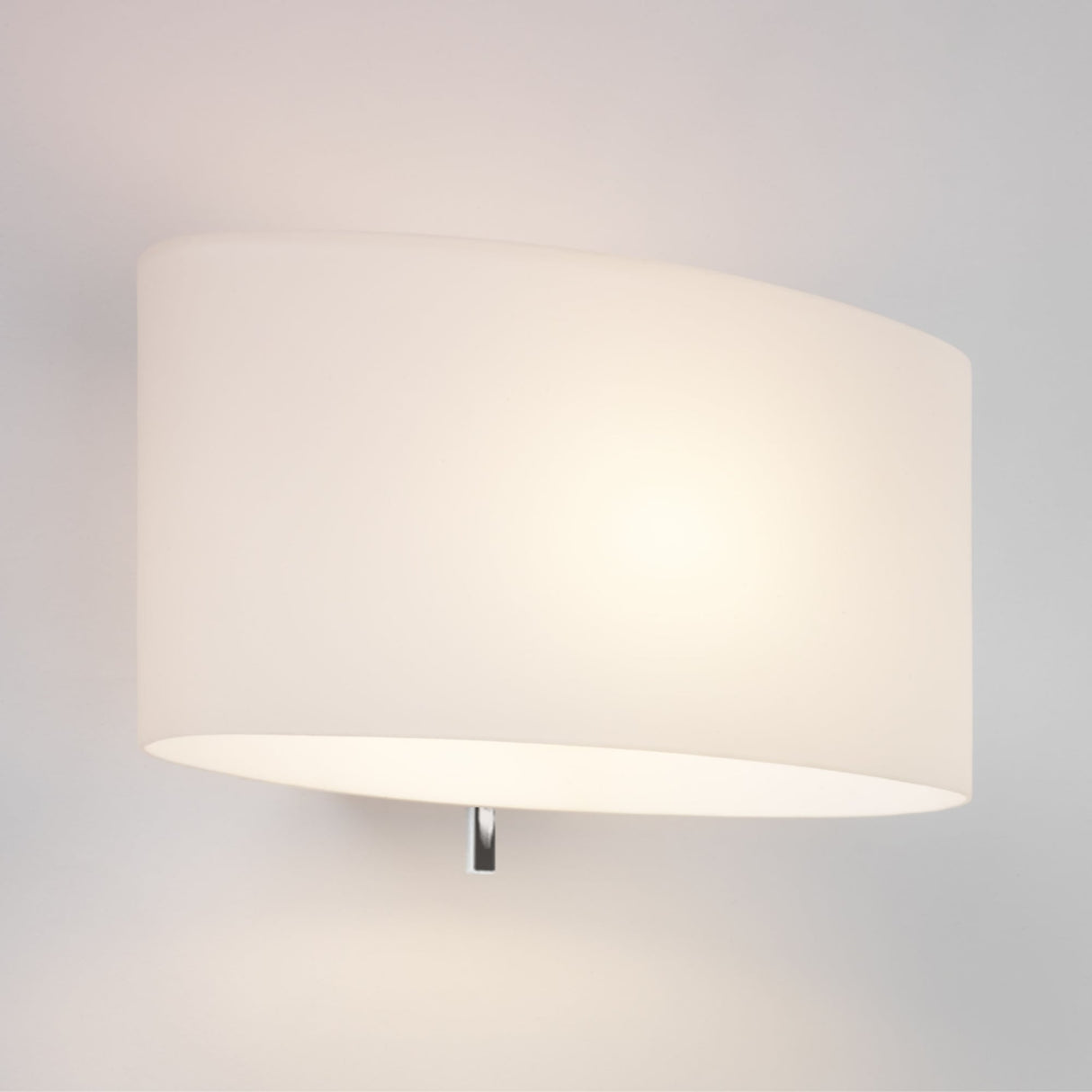 Elegant Tokyo Wall Light with White Opal Glass and Polished Chrome Finish
