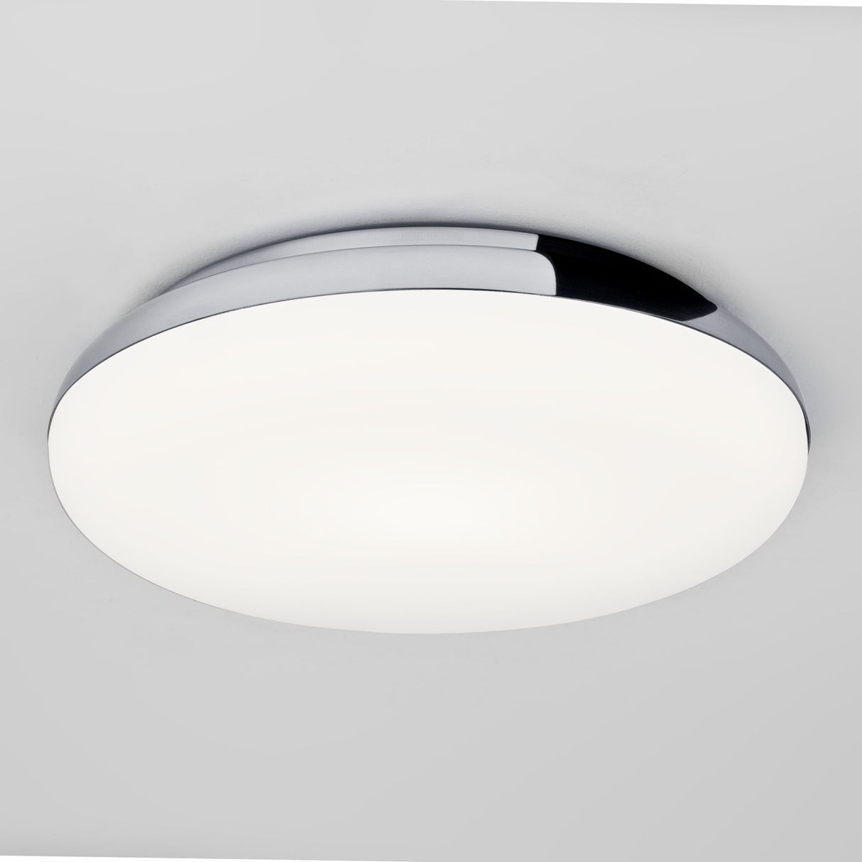 Sleek Altea Polished Chrome Flush Bathroom Ceiling Light