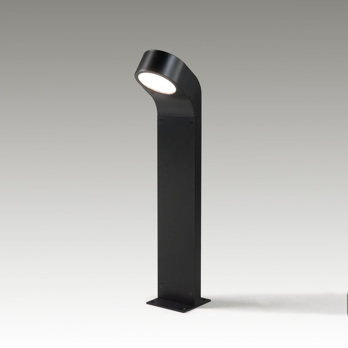 Elegant Black Soprano Pathway Bollard Light, 9W GX53, 485mm