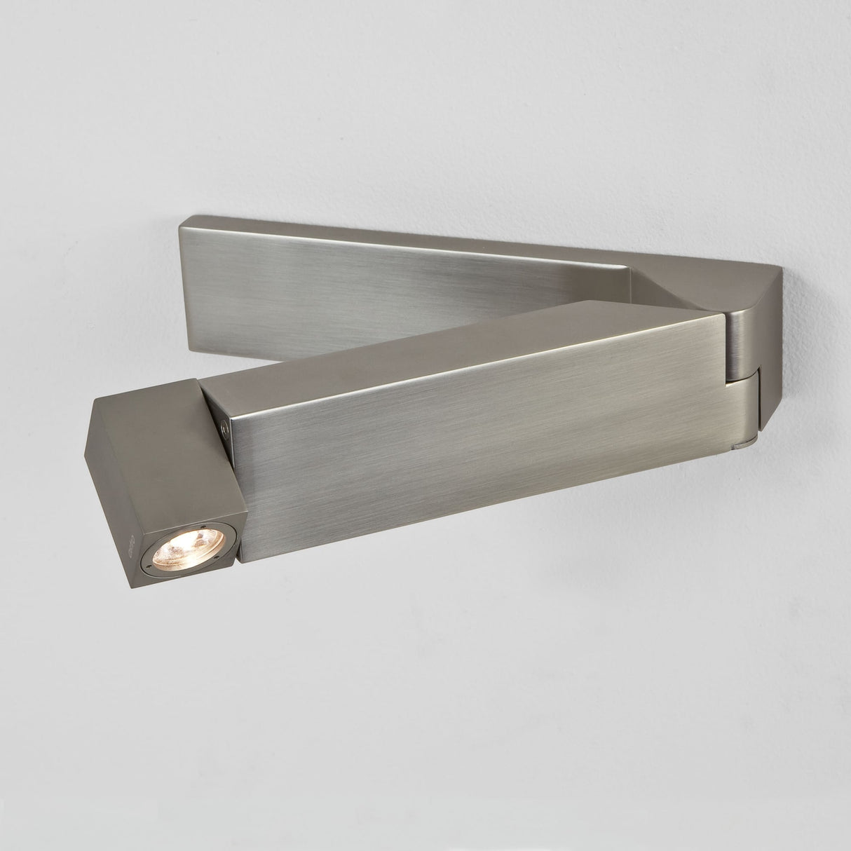 Tosca Matt Nickel LED Wall-Mounted Reading Light with Swing Arm