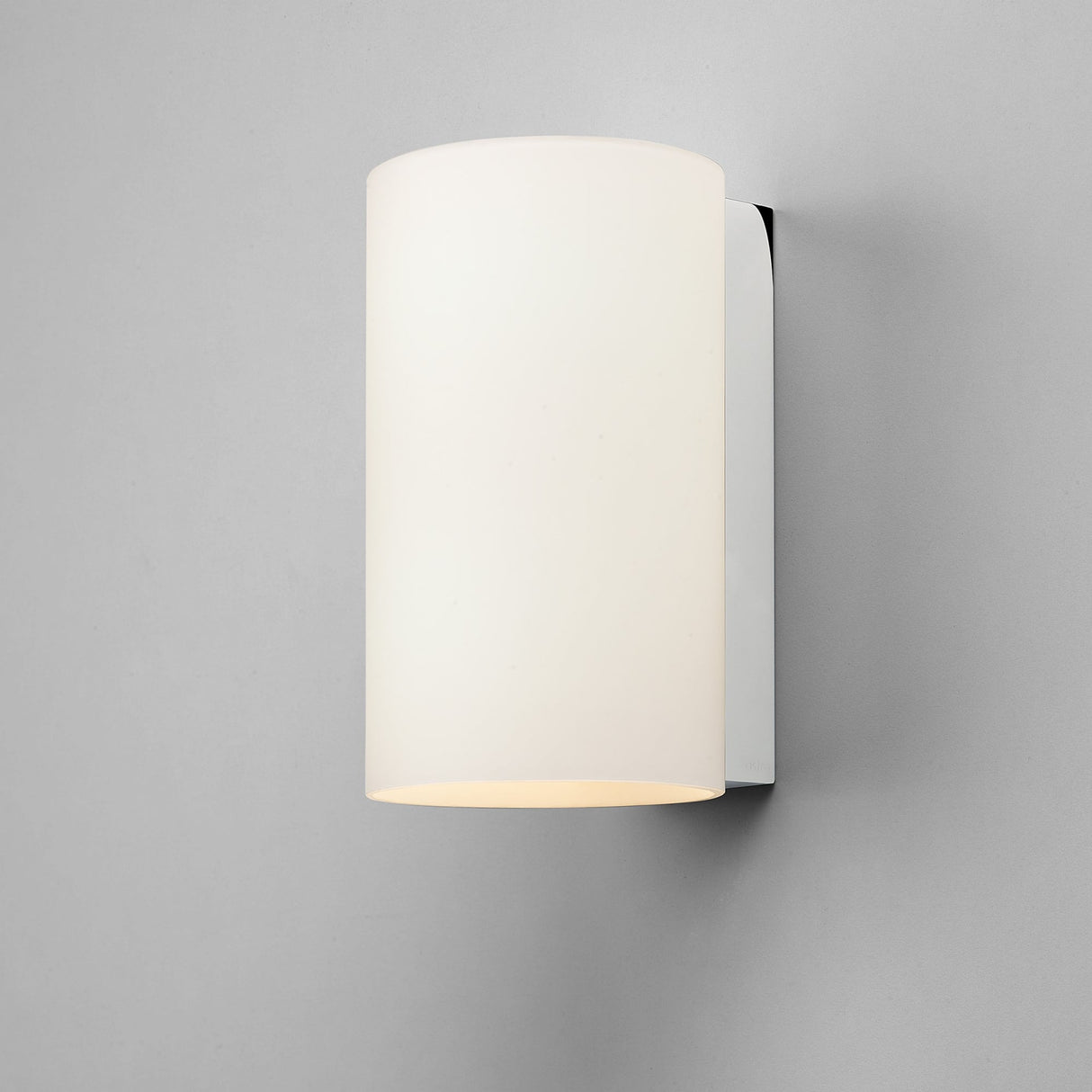 Sleek 200mm Glass Wall Sconce with Opal Diffuser
