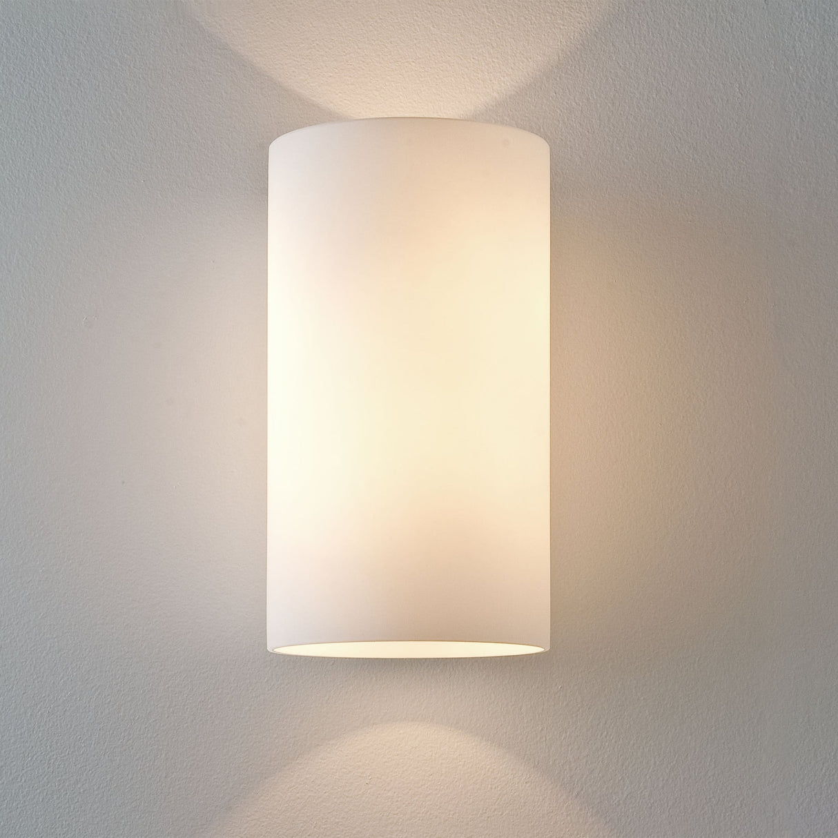 Sleek 260mm Contemporary Glass Wall Sconce