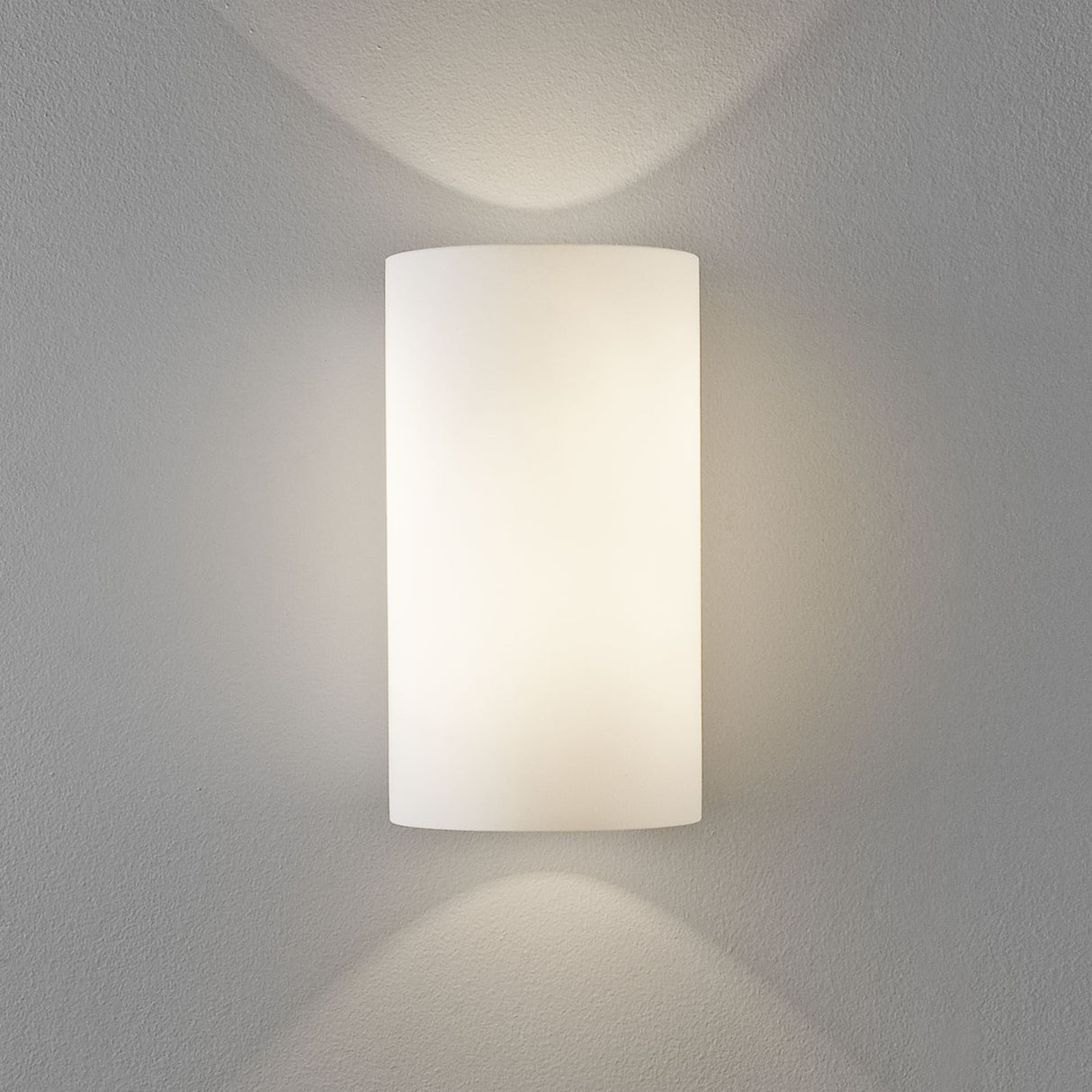 Sleek 260mm Contemporary Glass Wall Sconce