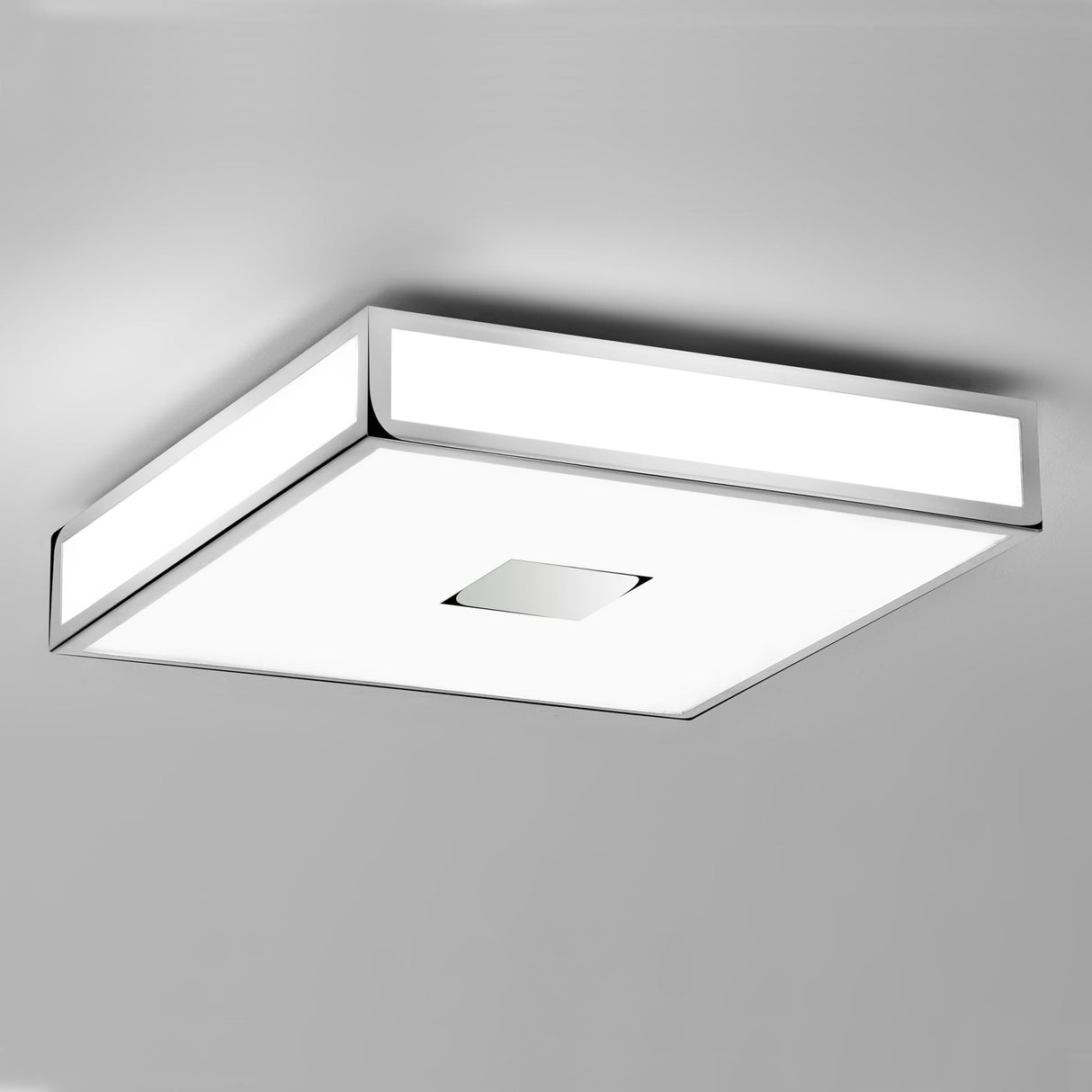Mashiko 400 Polished Chrome Square Ceiling Light