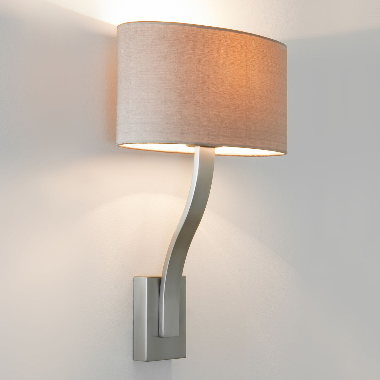 Sofia Wall Light in Matte Nickel Finish