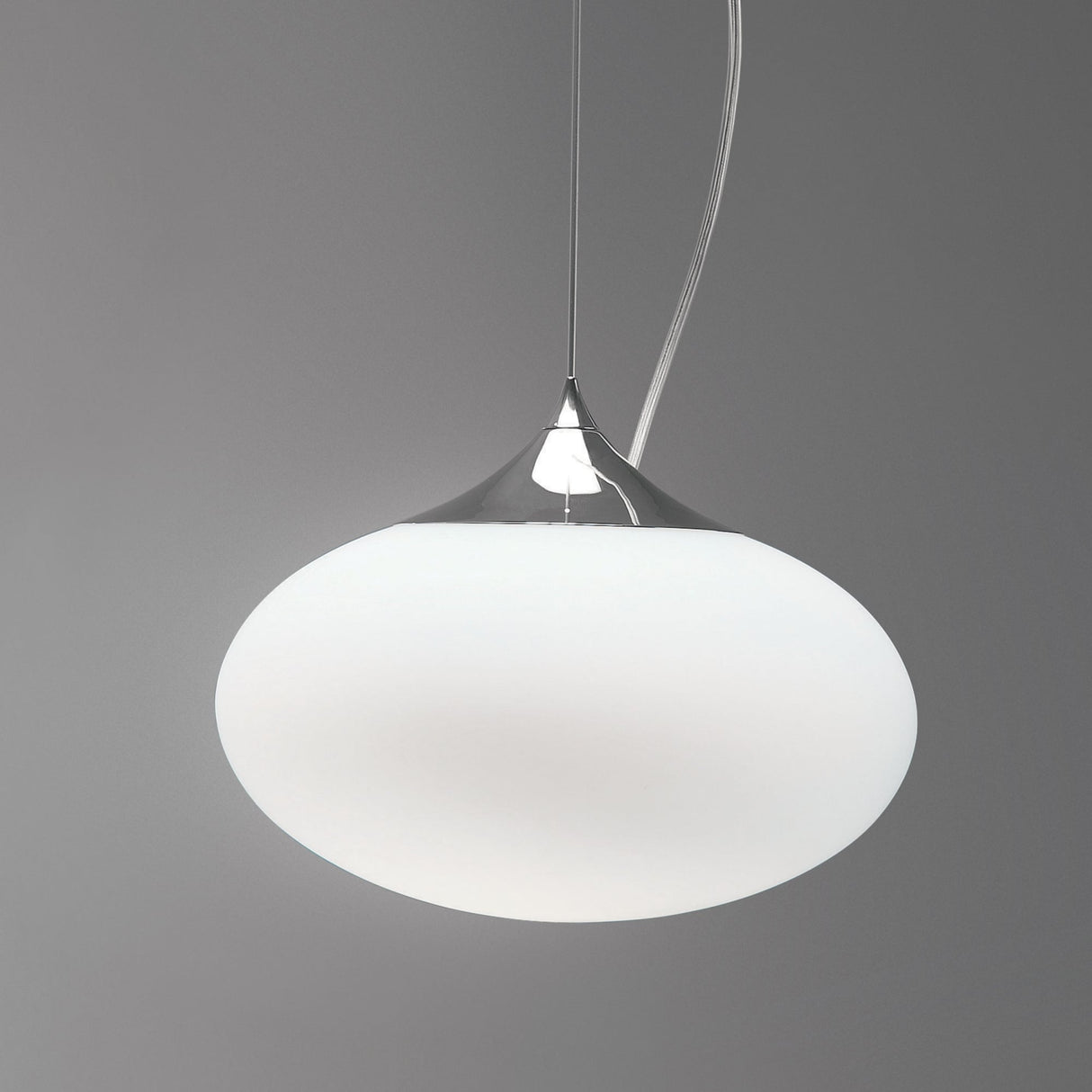 Zeppo 300mm Frosted Opal Globe Pendant Light