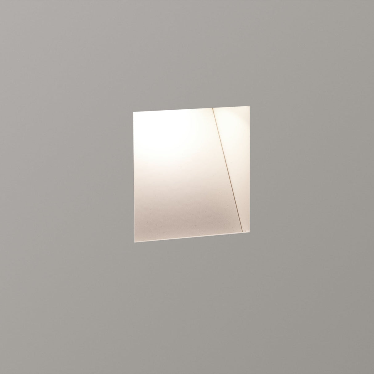 Trimless Borgo Square LED Wall Light, 65x65mm