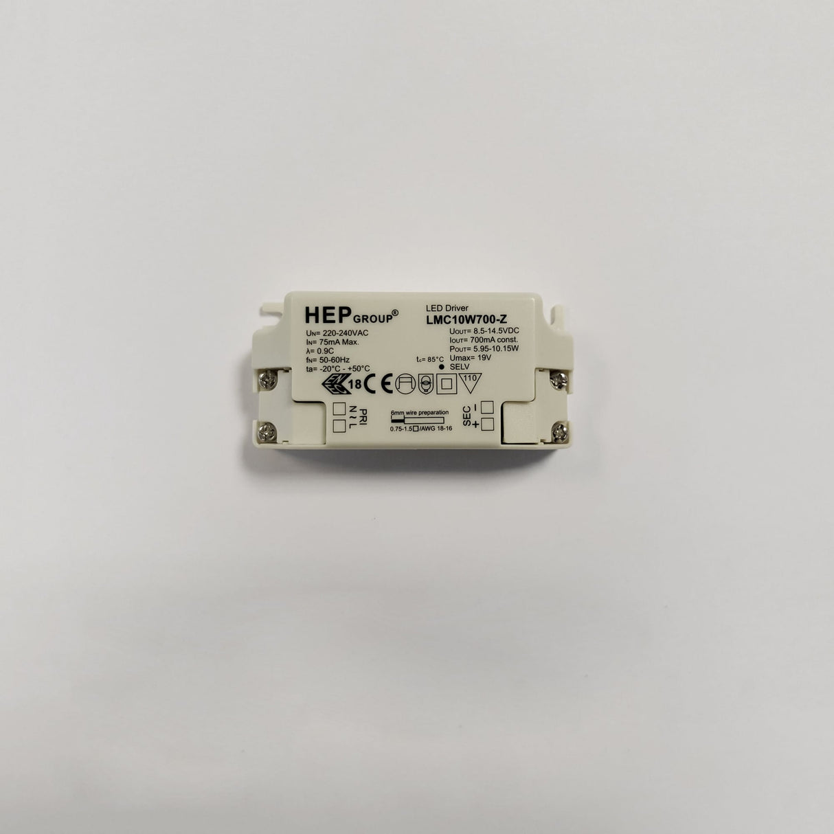 10W Non-Dimmable 700mA Constant Current LED Driver