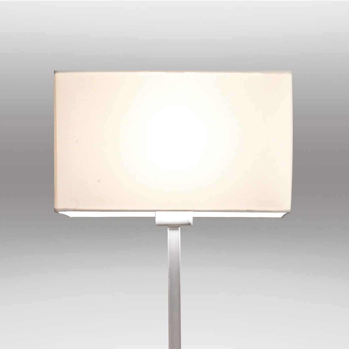 Grande White Rectangular Fabric Lampshade for Interior Decor