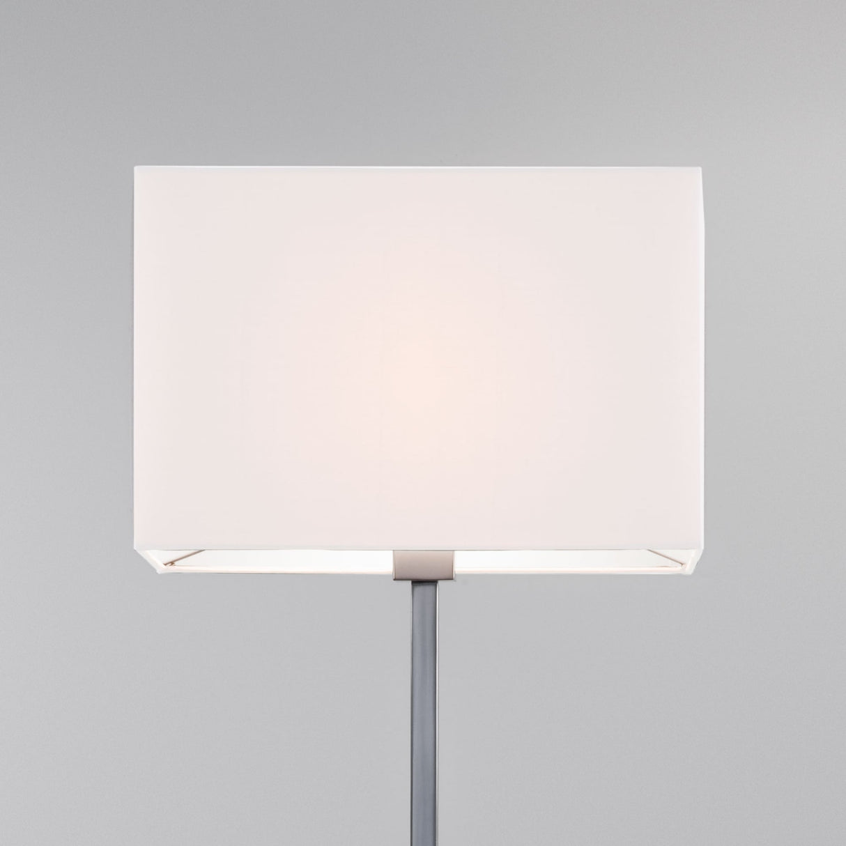 Elegant White Rectangular Box Lampshade - Grande Size