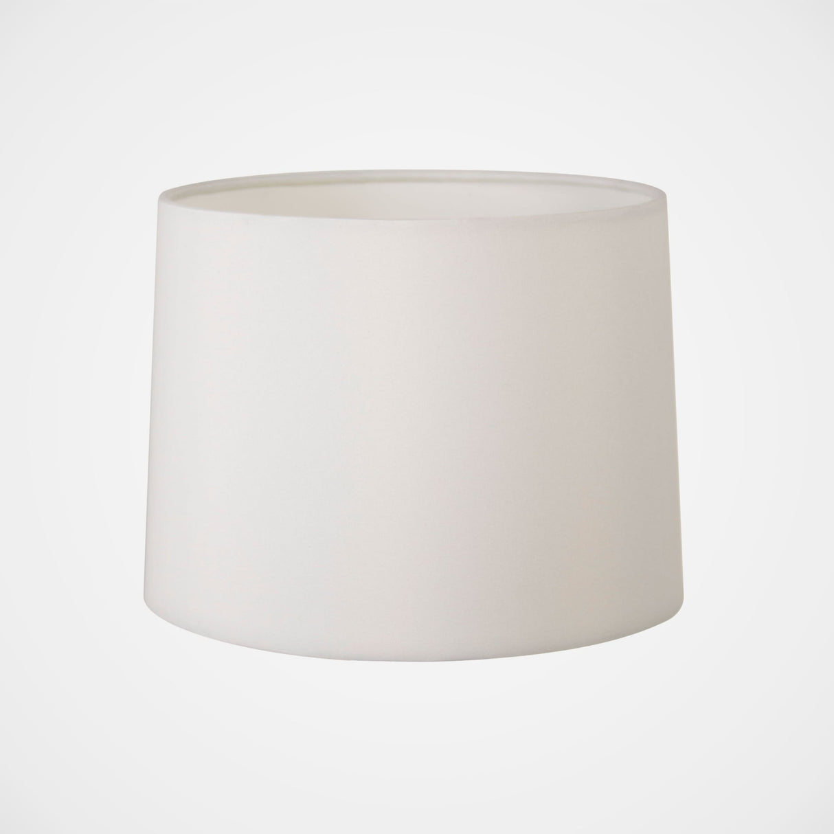 Elegant Tapered Drum Lampshade in Classic White