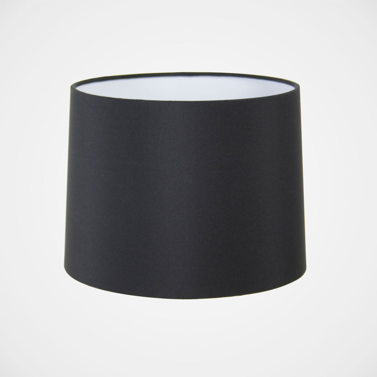 Sophisticated Black Tapered Drum Lampshade