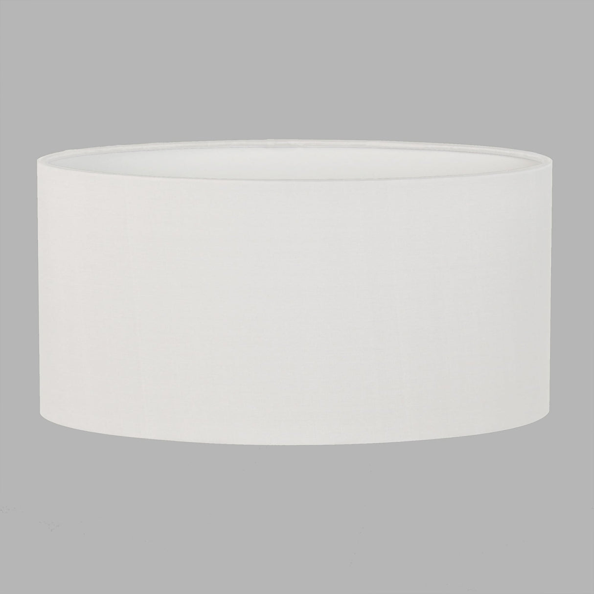 Elegant White Oval Lampshade