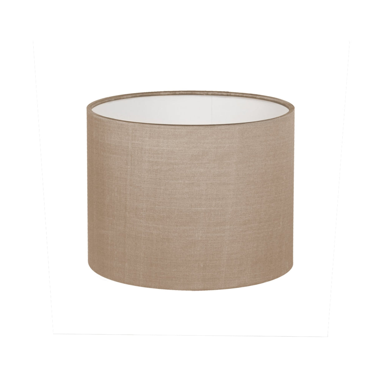 Elegant Oyster Silk Drum Lampshade