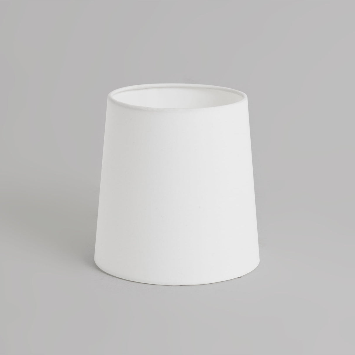 Sleek White Cone 160 Fabric Light Shade