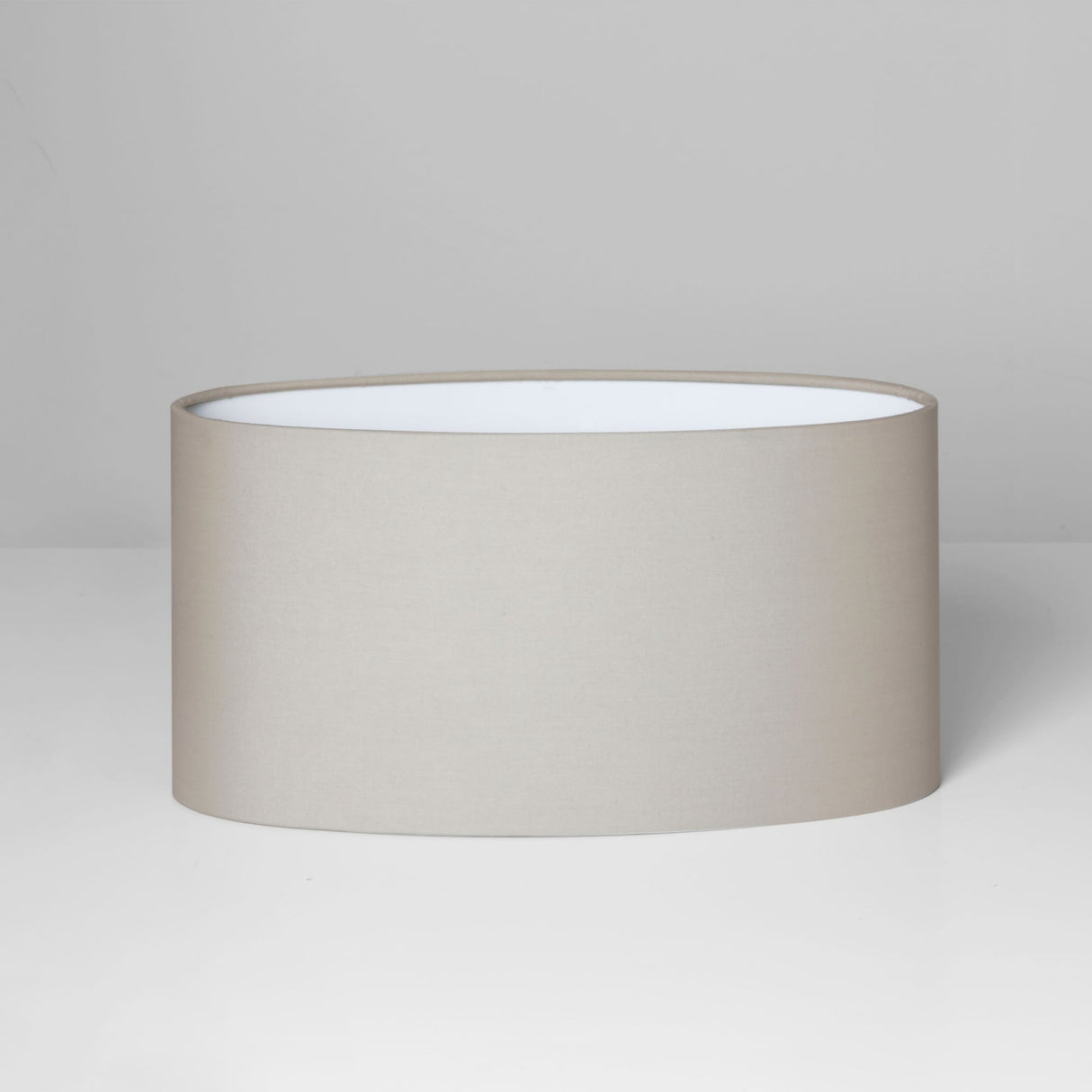 Putty Fabric Oval Lampshade for Interior Lighting