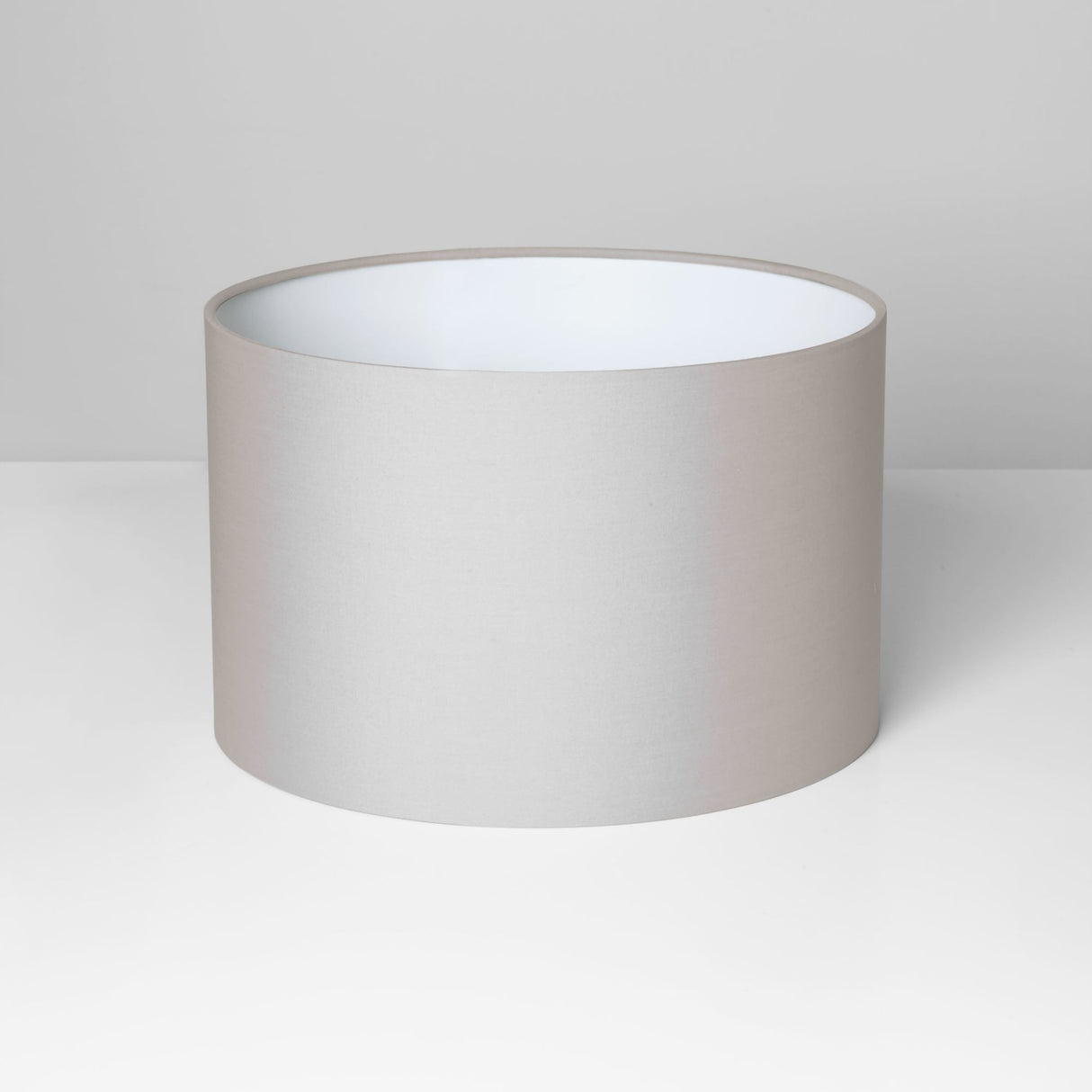 Putty Fabric Drum Shade - 250mm Diameter