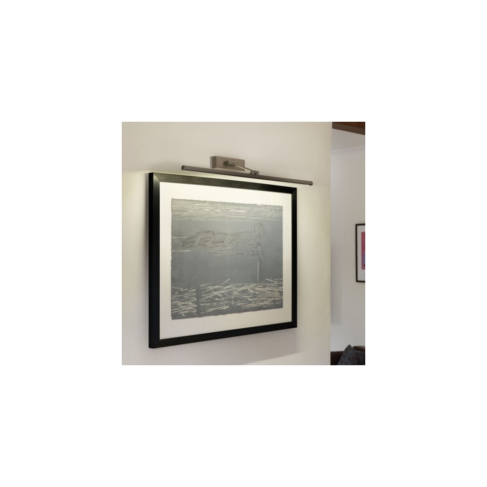 Goya 760mm Matt Nickel LED Art Display Light