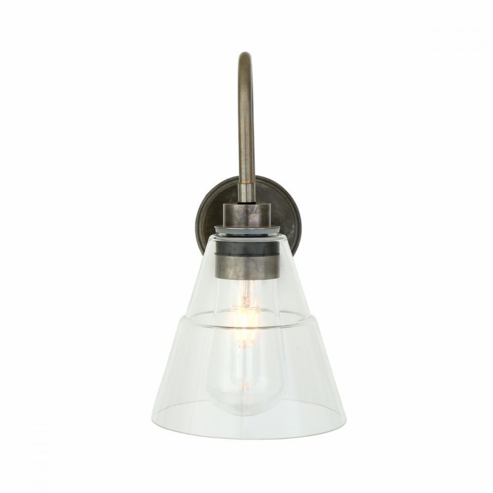 Kairi Vintage Glass Cone Wall Sconce