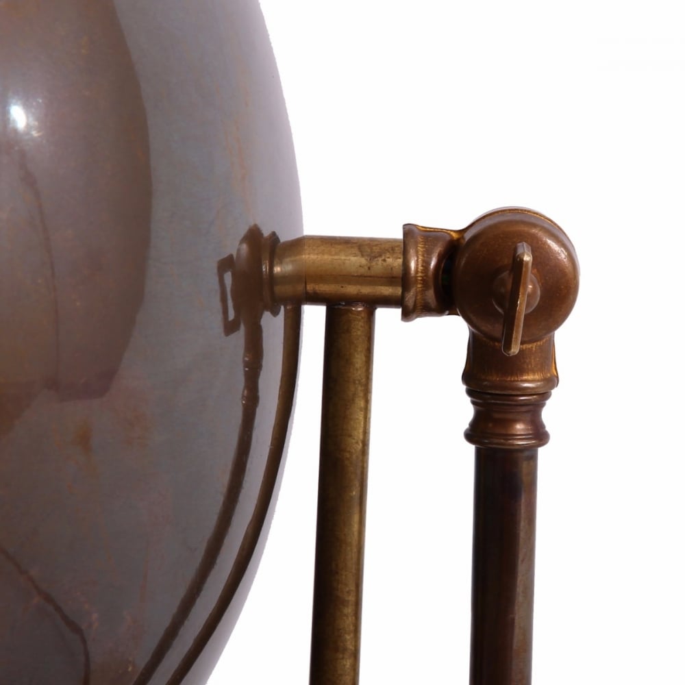 Chulainn Vintage Brass Industrial Table Lamp