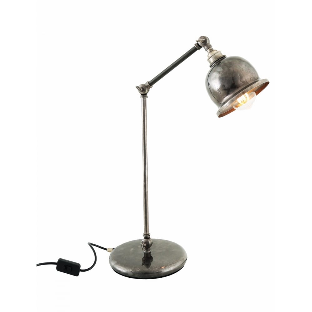 Dale Adjustable Brass Table Lamp