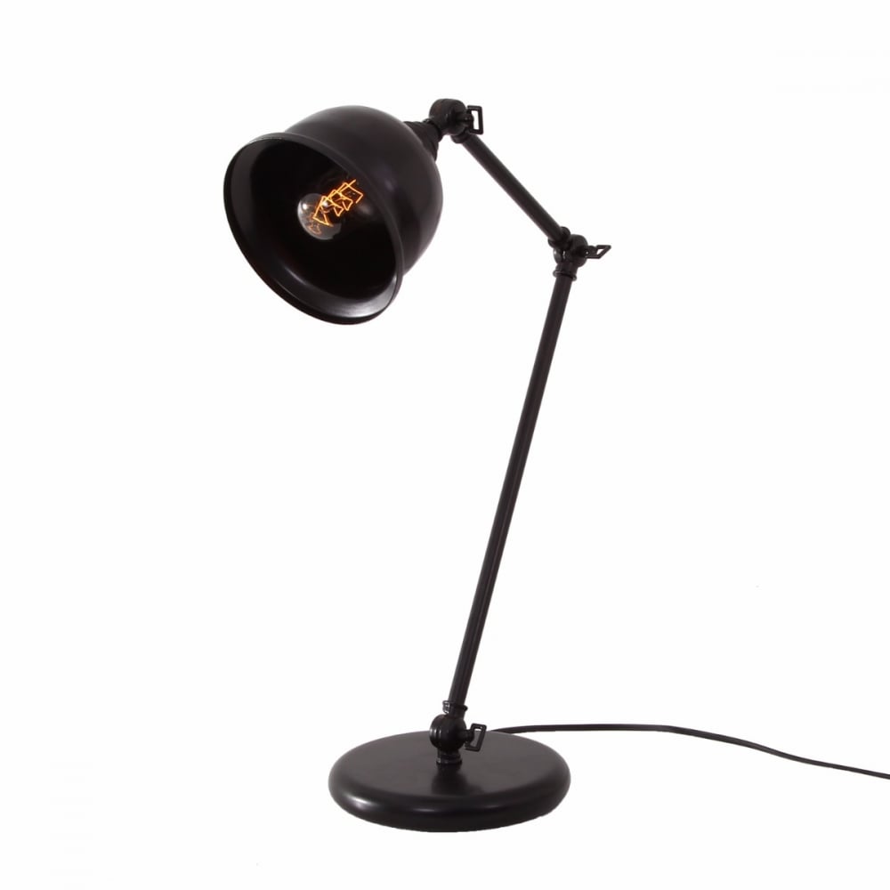 Dale Adjustable Brass Table Lamp