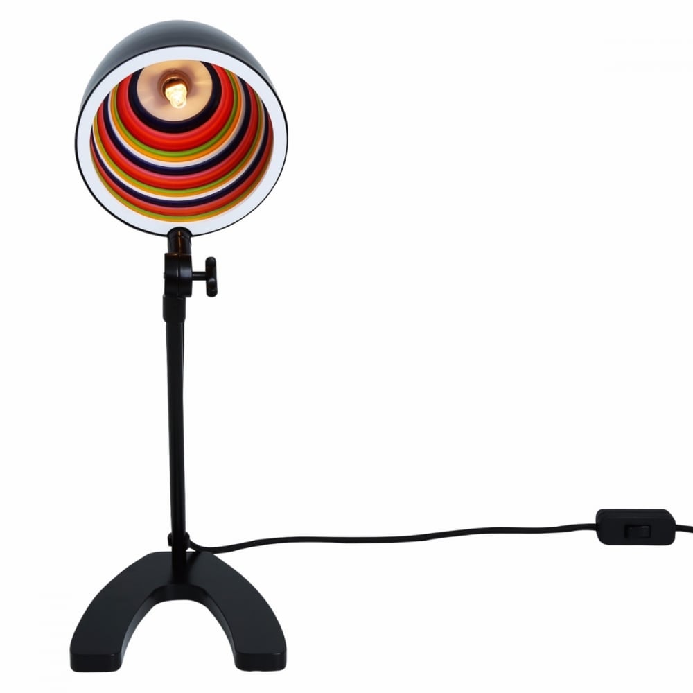 Contemporary Plastic and Steel Desk Lamps