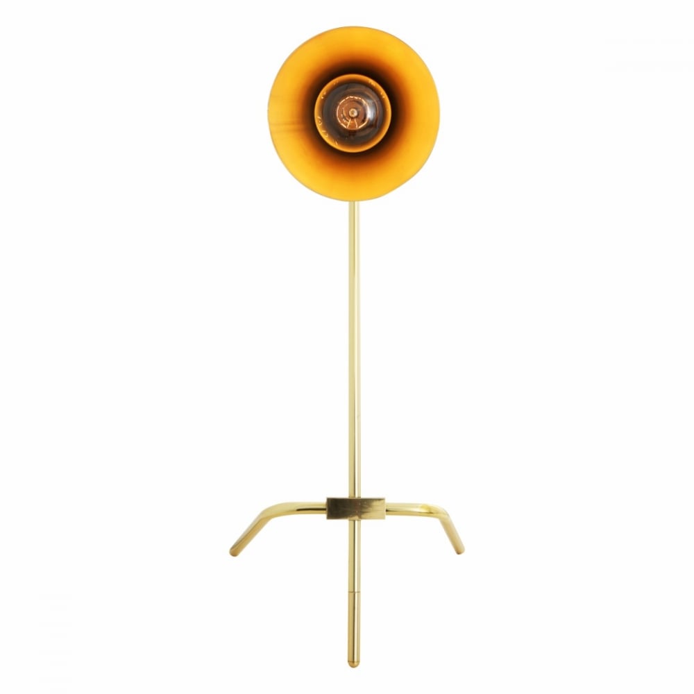 Astana Brass Table Lamp with Adjustable Height