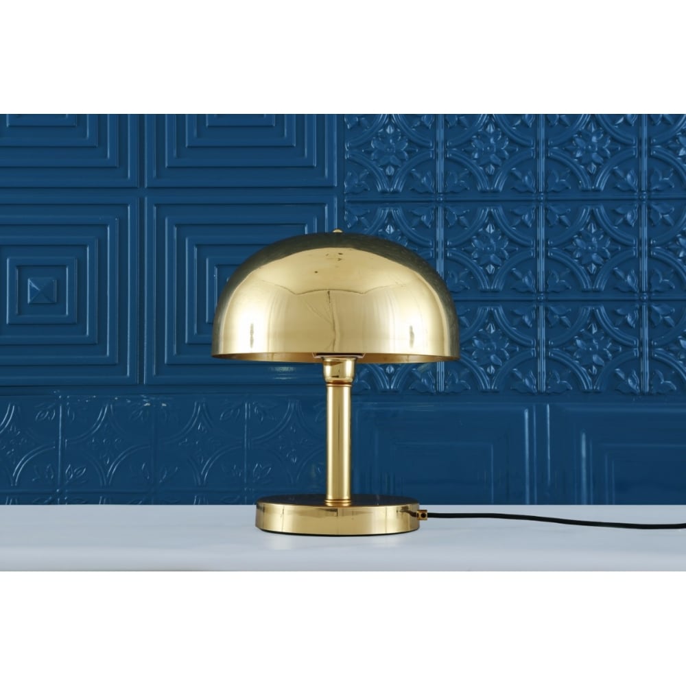 Elegant Turku Brass Table Lamp, Vintage Finish