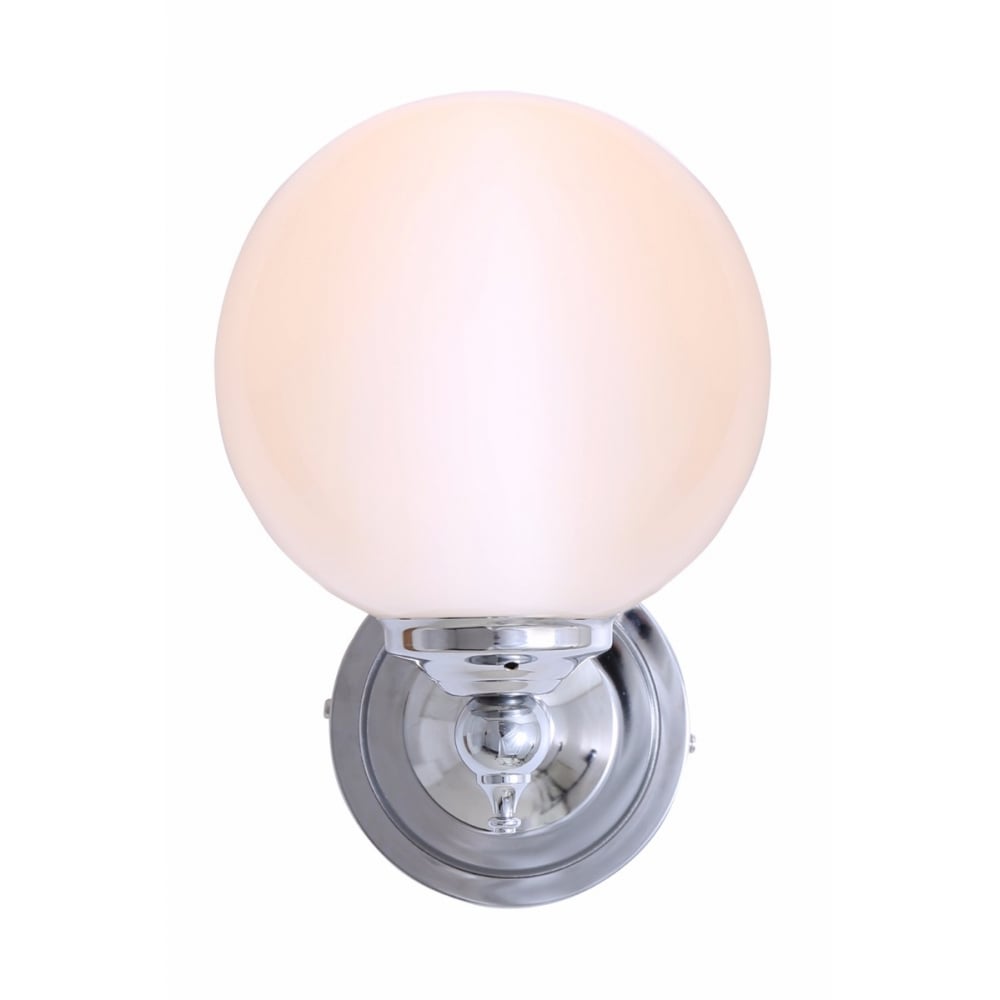 Vintage Brass Globe Wall Light, Cloghan Collection
